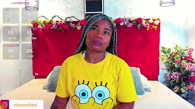 Snapshot of SilvannaFit chatting on June 22, 2026, 11:40 am SilvannaFit online show from June 22, 2026, 11:40 am