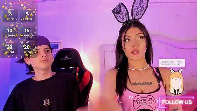 Snapshot of sett_and_gwen chatting on March 12, 2025, 8:19 am sett and gwen online show from March 12, 2025, 8:19 am