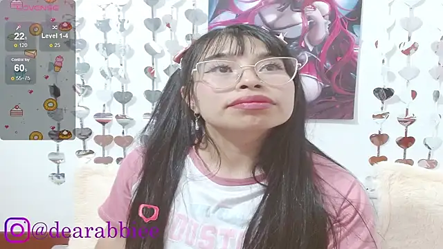 Snapshot of DearAbbiee chatting on March 21, 2025, 6:40 pm DearAbbiee online show from March 21, 2025, 6:40 pm