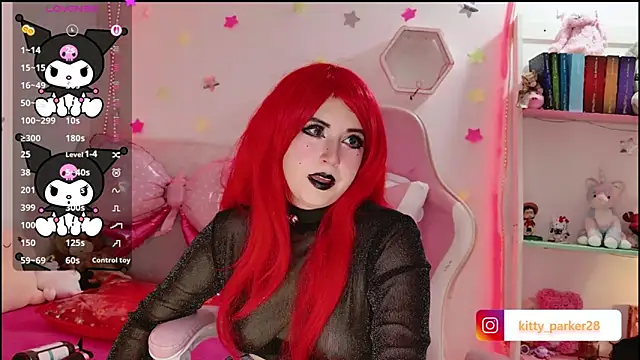 Snapshot of Kitty_Parker chatting on June 21, 2026, 1:55 am Kitty Parker online show from June 21, 2026, 1:55 am