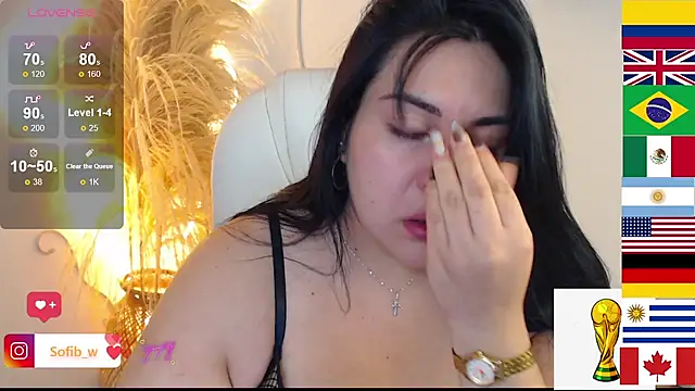 Snapshot of Sofi_BBW chatting on June 18, 2026, 12:43 pm Sofi BBW online show from June 18, 2026, 12:43 pm