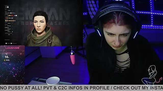 Snapshot of Gamergirl-Linela chatting on March 19, 2025, 1:32 am Gamergirl-Linela online show from March 19, 2025, 1:32 am