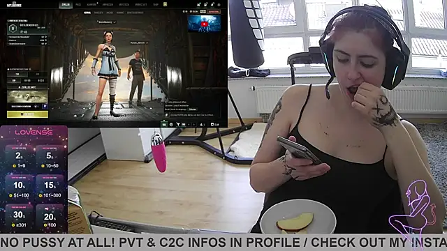 Snapshot of Gamergirl-Linela chatting on March 21, 2025, 1:56 pm Gamergirl-Linela online show from March 21, 2025, 1:56 pm