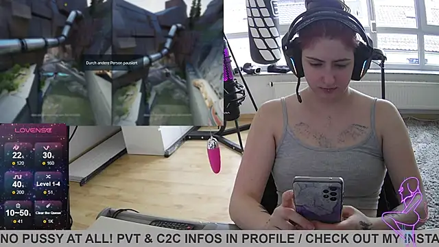 Snapshot of Gamergirl-Linela chatting on March 13, 2025, 10:26 am Gamergirl-Linela online show from March 13, 2025, 10:26 am