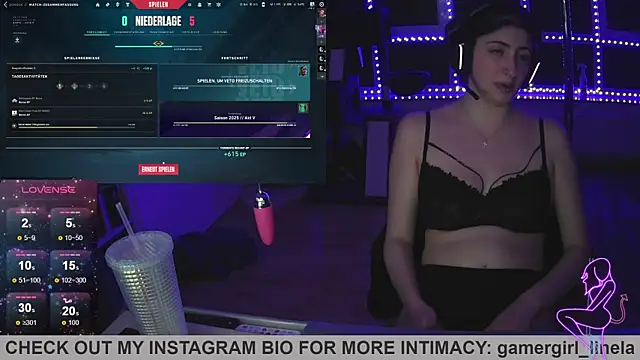 Gamergirl-Linela online show from October 8, 2025, 3:30 am