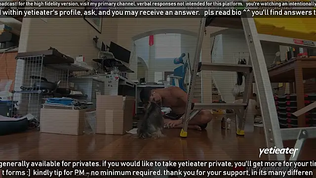 Snapshot of yetieater chatting on March 13, 2025, 9:59 pm yetieater online show from March 13, 2025, 9:59 pm