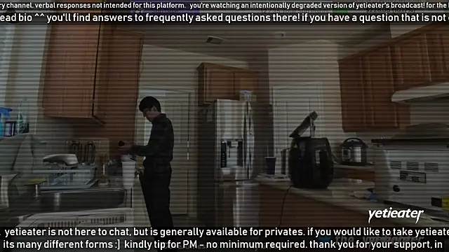 Snapshot of yetieater chatting on January 8, 2025, 5:48 pm yetieater online show from January 8, 2025, 5:48 pm