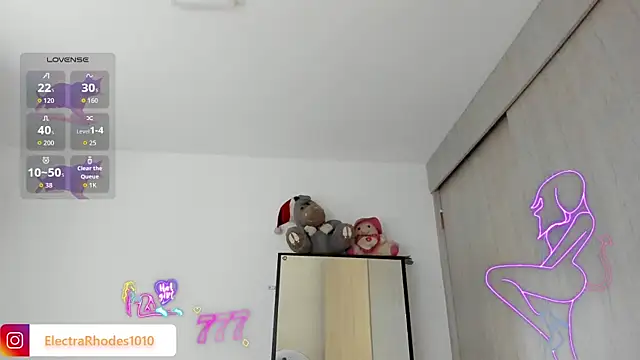 ElectraRhodes1 online show from February 4, 2026, 6:25 pm