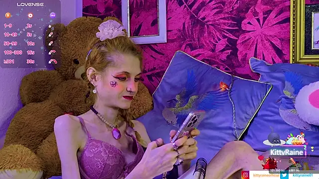 Snapshot of KittyRaine chatting on July 14, 2026, 12:55 pm KittyRaine online show from July 14, 2026, 12:55 pm