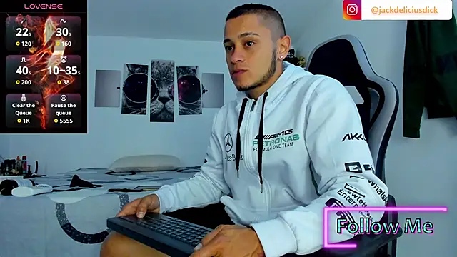 jackdeliciusdick online show from January 18, 2026, 1:36 pm