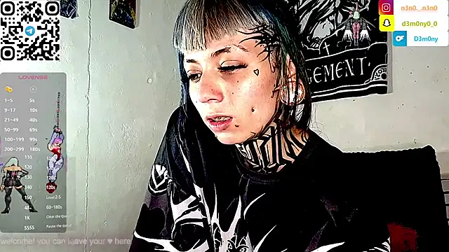d3m0ny0 0 online show from July 27, 2026, 12:39 am