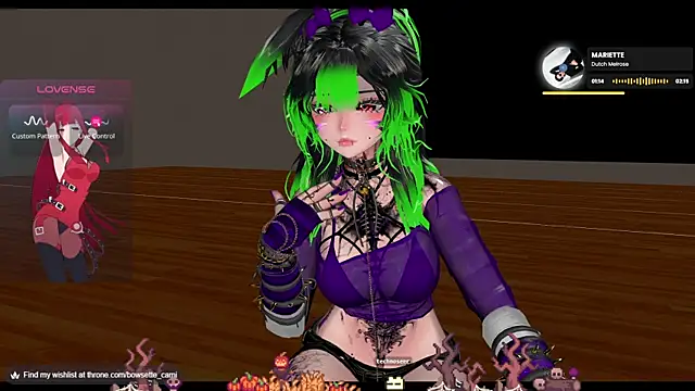 Bowsette Cami online show from October 23, 2025, 3:21 pm