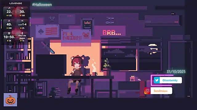 OliverTwinky online show from October 28, 2025, 5:01 pm