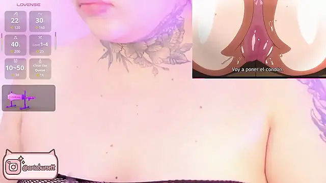 AriaBursett online show from November 4, 2025, 3:05 pm