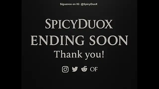 Snapshot of SpicyDuoX chatting on November 25, 2025, 7:41 am SpicyDuoX online show from November 25, 2025, 7:41 am