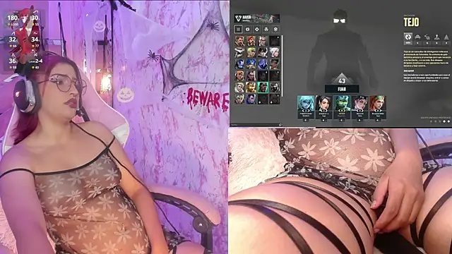 Snapshot of AriaNova_ chatting on October 23, 2025, 12:15 pm AriaNova online show from October 23, 2025, 12:15 pm