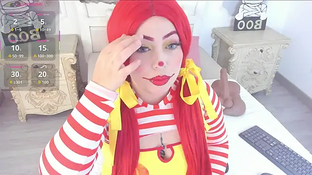 Snapshot of MeganStar__ chatting on October 31, 2025, 12:13 pm MeganStar online show from October 31, 2025, 12:13 pm