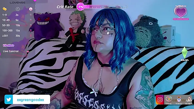Snapshot of XxGreenGoodxX chatting on October 4, 2025, 8:10 pm XxGreenGoodxX online show from October 4, 2025, 8:10 pm