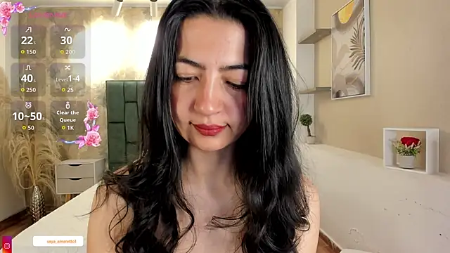 Saya Amaretto1 online show from March 6, 2026, 11:00 pm