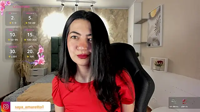 Saya Amaretto1 online show from March 12, 2026, 10:25 pm