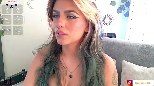 blue kitten online show from March 13, 2026, 10:15 pm