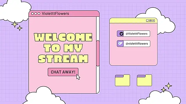 Snapshot of violetttflowers chatting on April 11, 2026, 2:19 am violetttflowers online show from April 11, 2026, 2:19 am