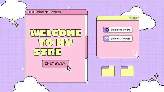 Snapshot of violetttflowers chatting on May 19, 2026, 1:43 am violetttflowers online show from May 19, 2026, 1:43 am