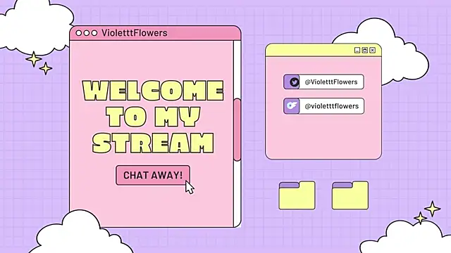 Snapshot of violetttflowers chatting on May 10, 2026, 2:04 am violetttflowers online show from May 10, 2026, 2:04 am