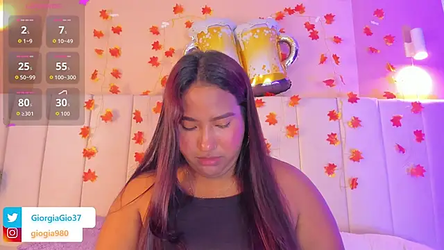 Giorgia 18 online show from September 20, 2025, 1:38 pm