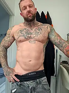 tattedmuscle1 online show from October 12, 2025, 11:22 am