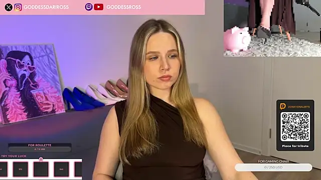 Snapshot of GoddessRoss chatting on November 10, 2025, 6:13 pm GoddessRoss online show from November 10, 2025, 6:13 pm