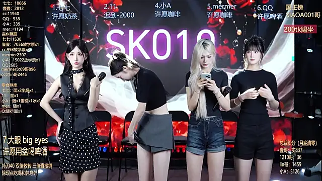 Snapshot of SK010 chatting on July 21, 2026, 6:15 am SK010 online show from July 21, 2026, 6:15 am