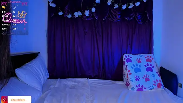 Snapshot of Shairaclark_ chatting on June 20, 2026, 2:05 am Shairaclark online show from June 20, 2026, 2:05 am