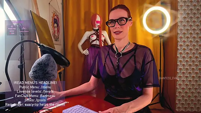 Giantess Eva online show from June 21, 2026, 10:26 pm
