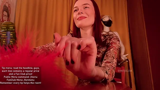 Snapshot of Giantess_Eva chatting on October 9, 2025, 4:40 pm Giantess Eva online show from October 9, 2025, 4:40 pm