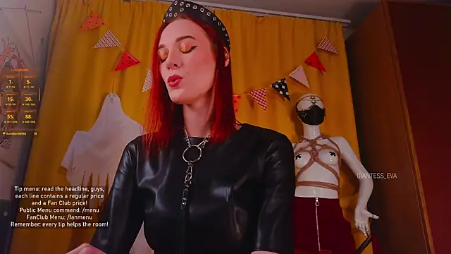 Snapshot of Giantess_Eva chatting on October 29, 2025, 5:23 pm Giantess Eva online show from October 29, 2025, 5:23 pm