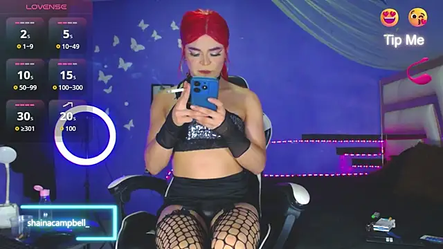 Shaina Monroe online show from March 13, 2026, 1:43 am