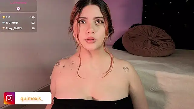 Snapshot of Quimexis chatting on October 20, 2025, 5:42 am Quimexis online show from October 20, 2025, 5:42 am