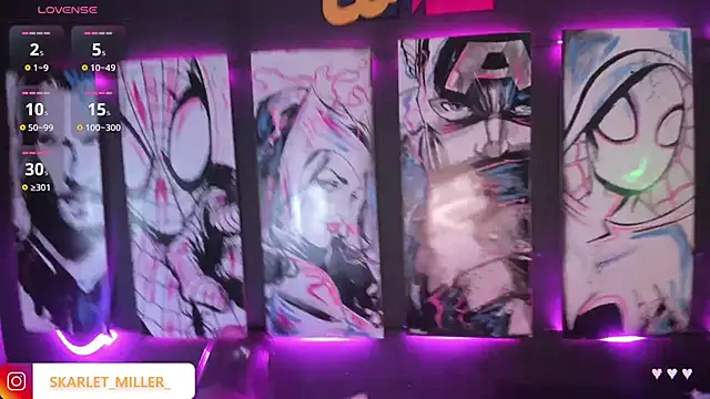 skarlet miller  online show from January 11, 2026, 12:12 pm