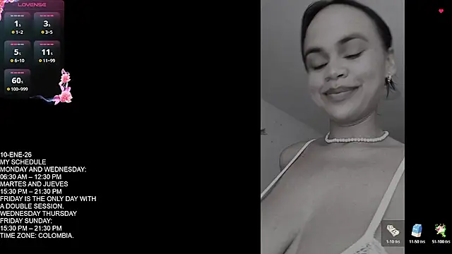 Keyli sweet online show from January 10, 2026, 9:32 pm