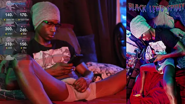 BlackLewdSpidey online show from February 2, 2025, 5:26 pm