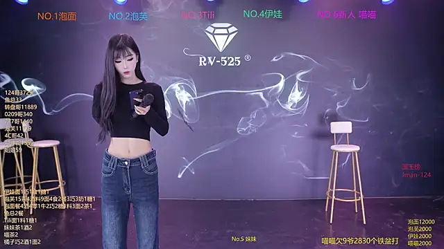 Snapshot of RV-525 chatting on December 3, 2025, 12:12 am RV-525 online show from December 3, 2025, 12:12 am