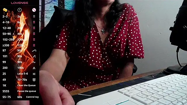 Snapshot of Whisperingfire chatting on June 12, 2026, 8:17 pm Whisperingfire online show from June 12, 2026, 8:17 pm