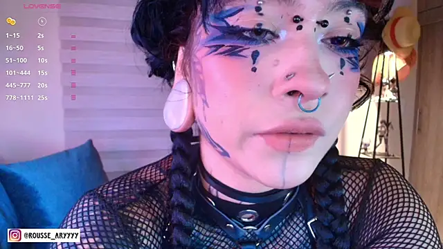 AryRousse online show from July 24, 2026, 2:07 am