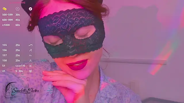 Scarlett Electra online show from July 2, 2026, 2:34 pm