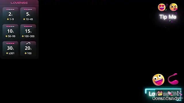 Snapshot of OceanCandy9 chatting on January 8, 2026, 3:07 pm OceanCandy9 online show from January 8, 2026, 3:07 pm