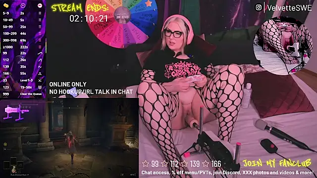 VelvetteSWE online show from June 22, 2026, 3:58 am