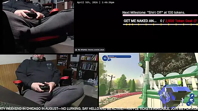 Snapshot of DeanonCam chatting on April 5, 2026, 6:47 pm DeanonCam online show from April 5, 2026, 6:47 pm