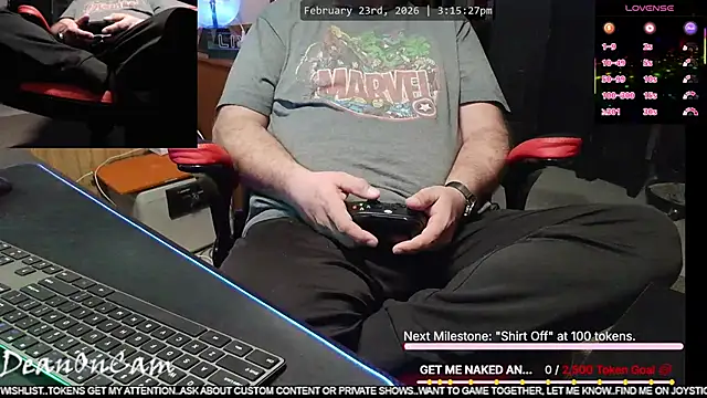 DeanonCam online show from February 23, 2026, 9:15 pm