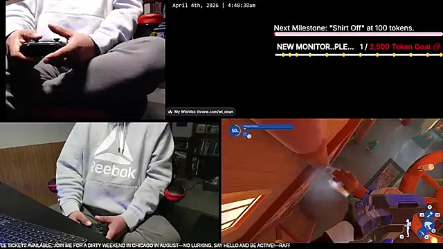 Snapshot of DeanonCam chatting on April 4, 2026, 9:49 am DeanonCam online show from April 4, 2026, 9:49 am